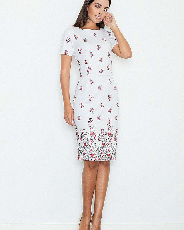 Sophisticated Zip-Up Day Dress by Figl