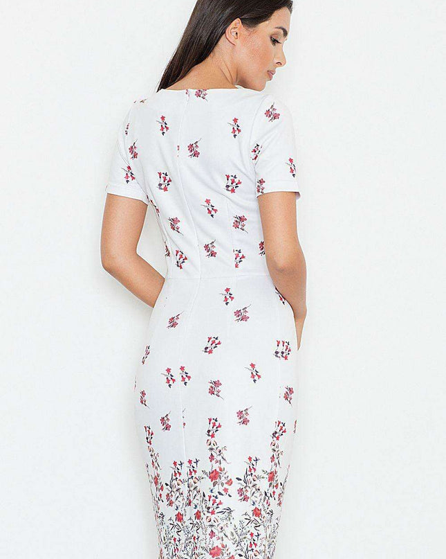 Sophisticated Zip-Up Day Dress by Figl