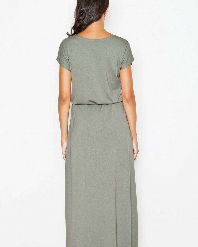 Chic Asymmetrical Daytime Figl Dress