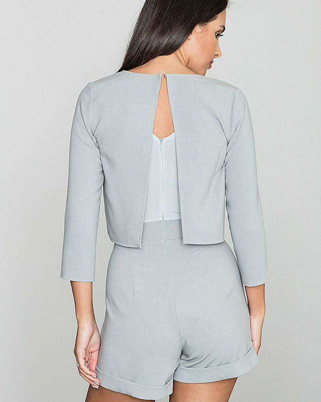 Stylish Two-Piece Set with Fashionable Shorts