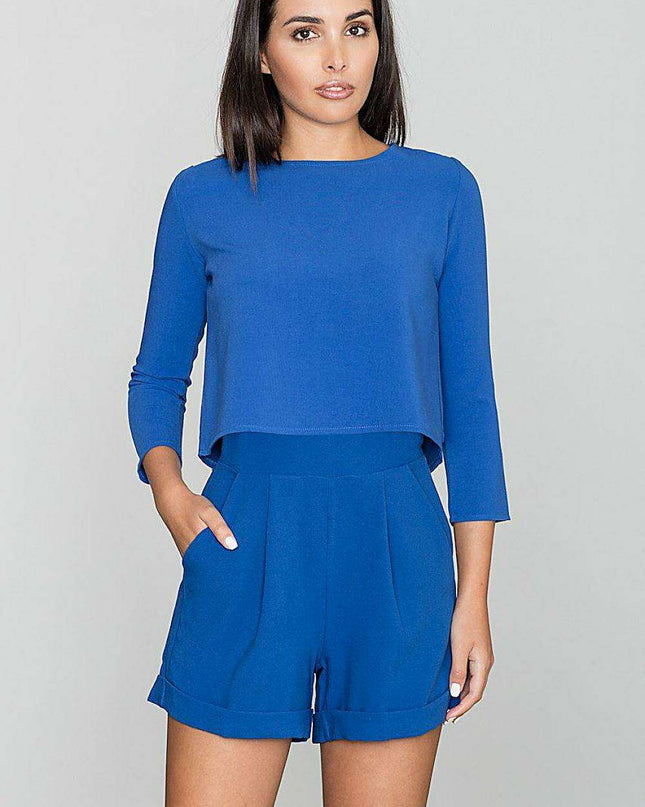 Chic Two-Piece Ensemble with Captivating Back Detail