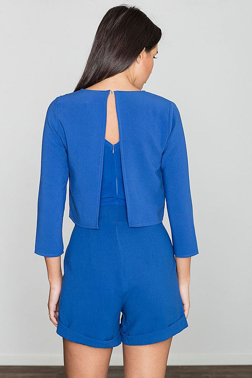 Sophisticated Two-Piece Ensemble with Alluring Back Split