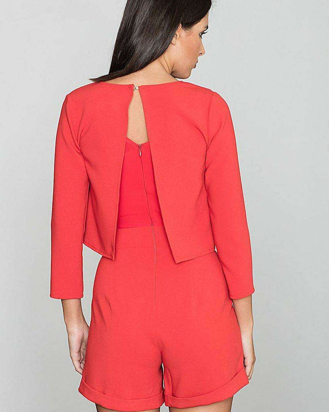 Elegant Allure: Stylish Two-Piece Suit with Premium Details