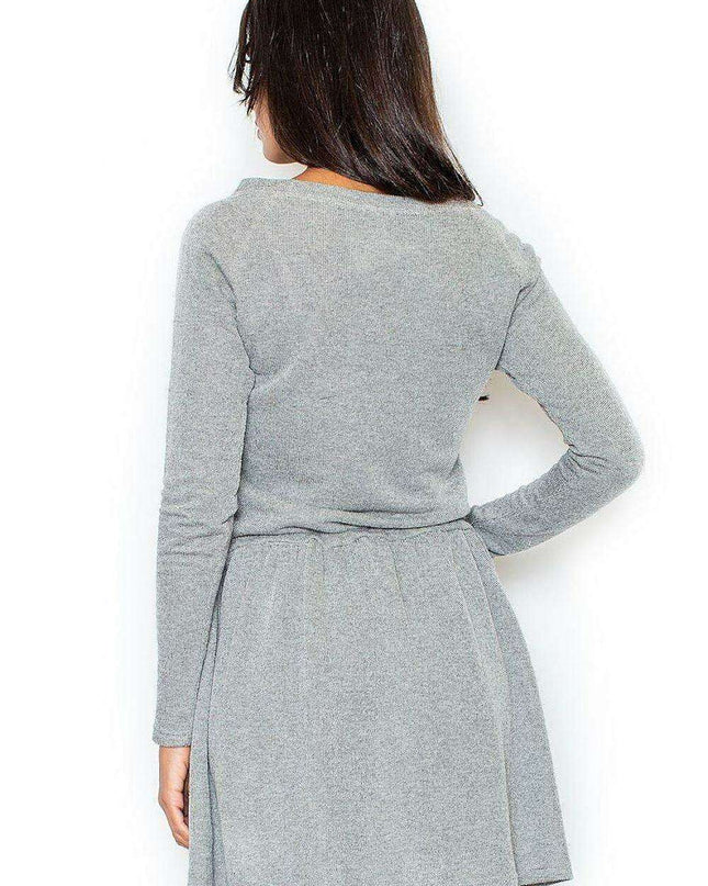 Chic Cotton Boat Neck Daydress - Effortless Style