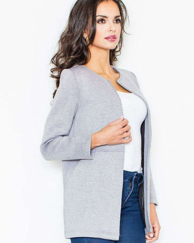 Sleek Contemporary Foam Jacket with Stylish Stitching