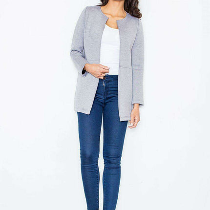 Sleek Contemporary Foam Jacket with Stylish Stitching