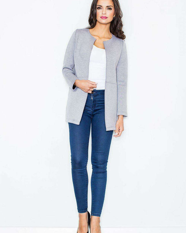 Sleek Contemporary Foam Jacket with Stylish Stitching