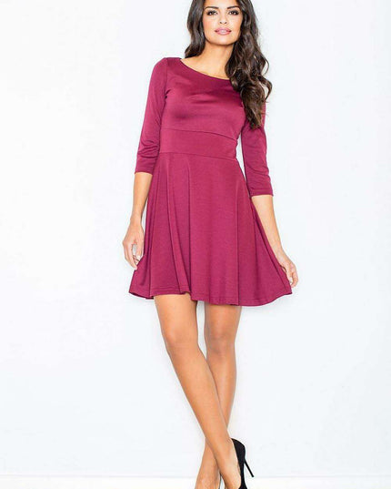 Chic Flared Evening Dress by Figl