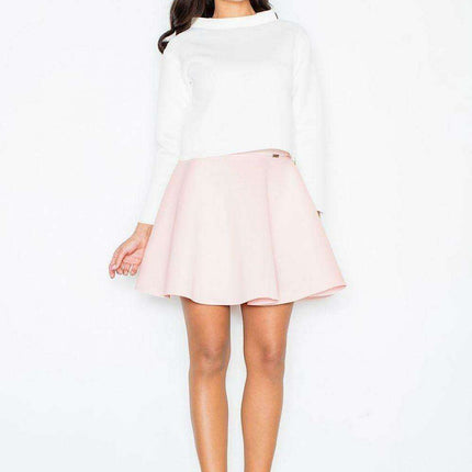 Elegant Laser Cut A-Line Mini Skirt - Transform Your Look