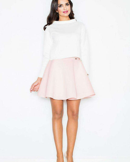 Elegant Laser Cut A-Line Mini Skirt - Transform Your Look