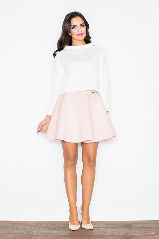 Flawless Elegance Laser Cut Mini Skirt - Figure-Enhancing Style