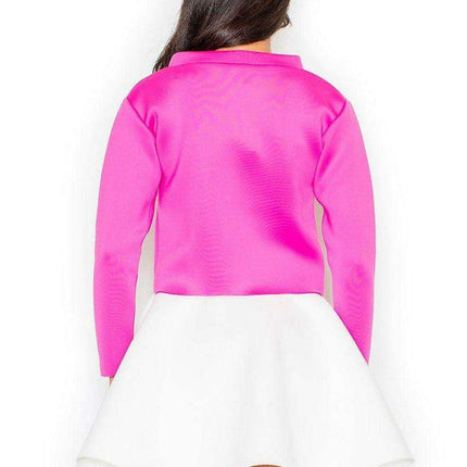 Elegant Laser-Cut Flared Mini Skirt for Women by Figl
