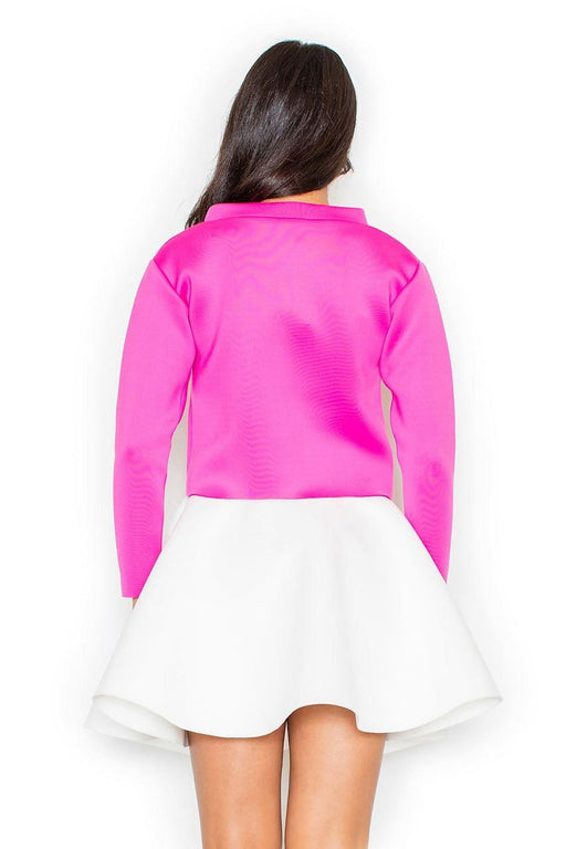 Elegant Laser-Cut Flared Mini Skirt for Women