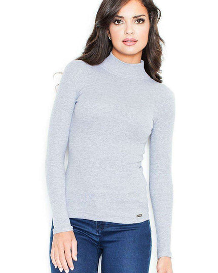 Elegant Striped Turtleneck Sweater - Timeless Style