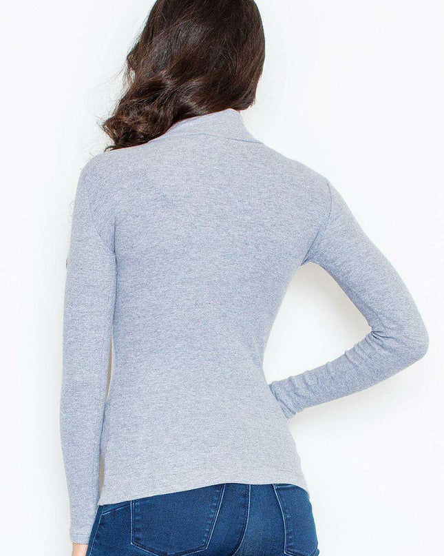 Elegant Striped Turtleneck Sweater - Timeless Style