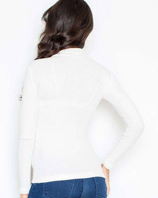 Elegant Striped Turtleneck Sweater