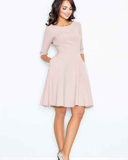 Elegant Pleated Midi Dress - Perfect for Every Occasion