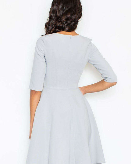 Chic Autumn Pleated Skirt Dress - Figl 44190 Collection