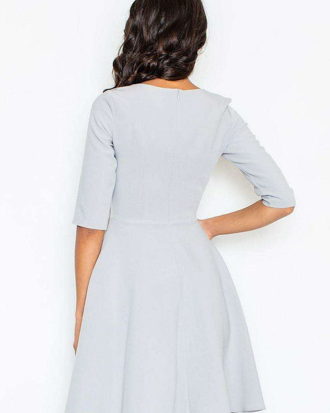 Chic Autumn Pleated Skirt Dress - Figl 44190 Collection