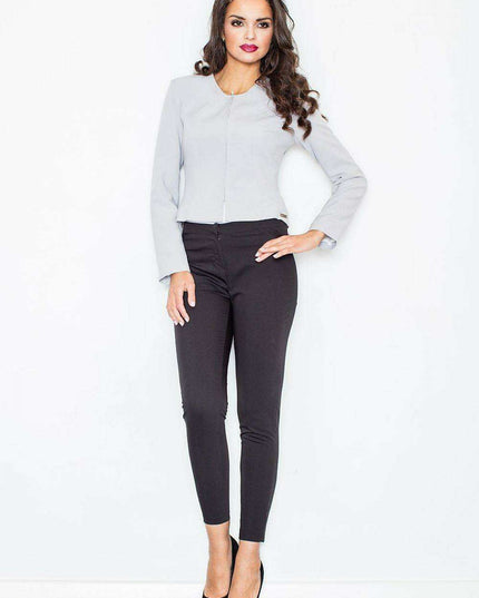 Chic Zip-Up Jacket with Sumptuous Plush Interior - Unmatched Style and Comfort