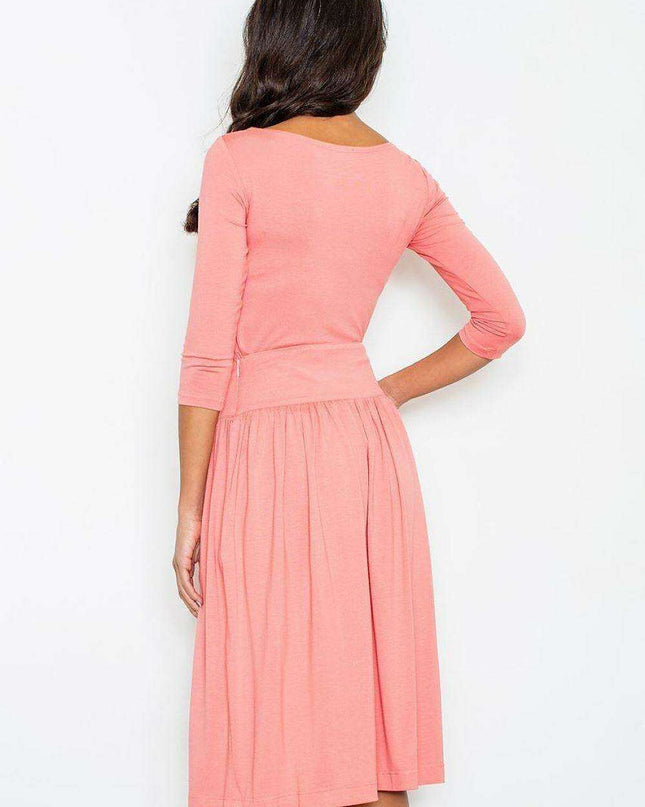 Chic Viscose Knit Blouse and Skirt Ensemble