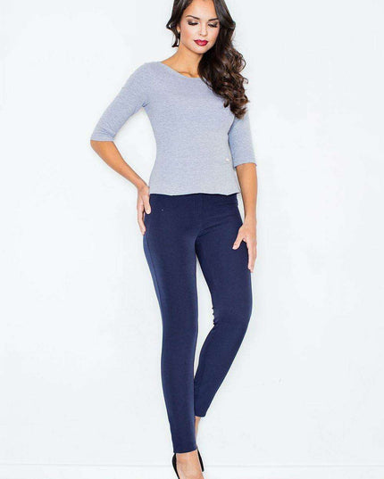 Chic 3/4 Sleeve Classic Blouse - A Wardrobe Essential