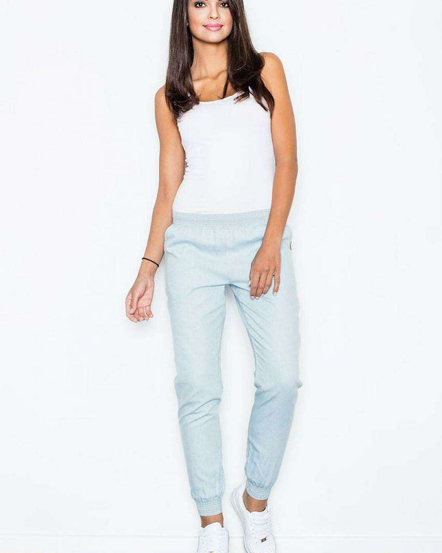 Elegant Comfort Stretch Pants: Redefine Your Wardrobe - Figl Model 43911