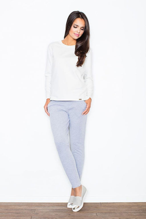 Loose-Fit Cotton Sweatpants in Spring Shades by Figl