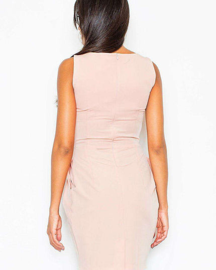 Elegant Boat Neck Tulip Cocktail Dress by Figl: A Timeless Classic