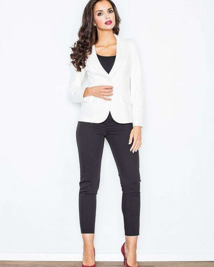 Chic Knit Jacket and Skirt Ensemble - Figl Model 10114