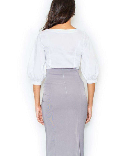Chic High-Waisted Pleated Pencil Skirt - A Versatile Fashion Must-Have