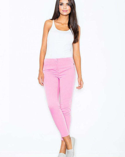 Chic Women's Cropped Cigarette Pants in Various Colors