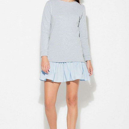 Elegant Everyday Katrus - Stylish Long Sleeve Day Dress