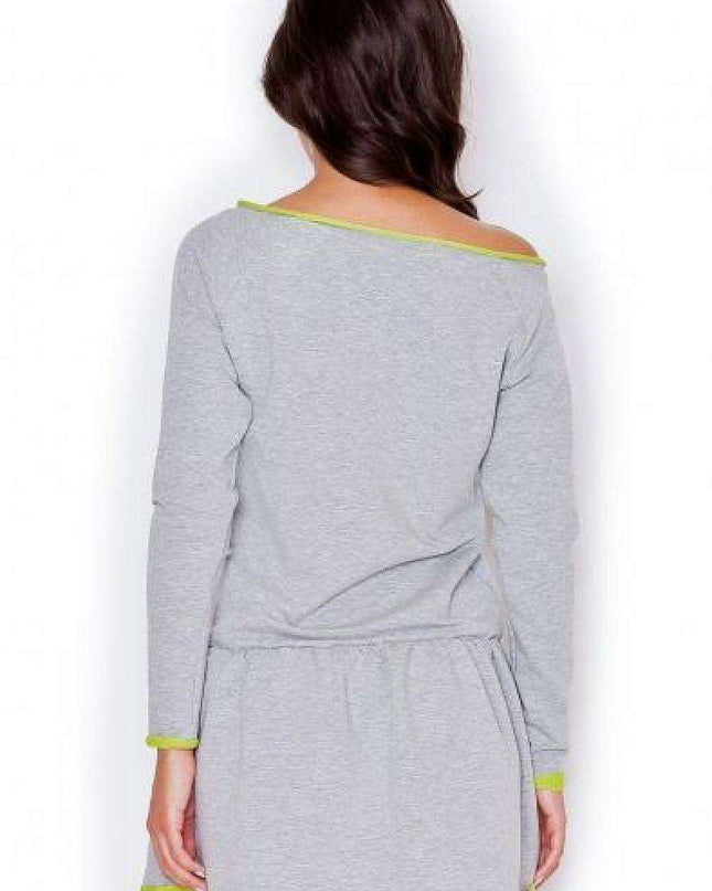 Athleisure Elegance Waist-Tie Mini Dress for Effortless Fashion