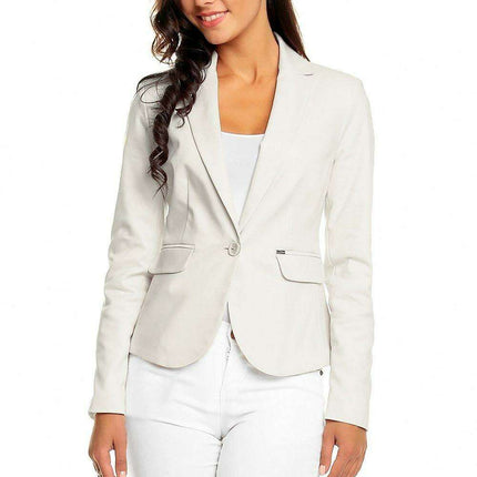 Elegant Pointed Collar Blazer