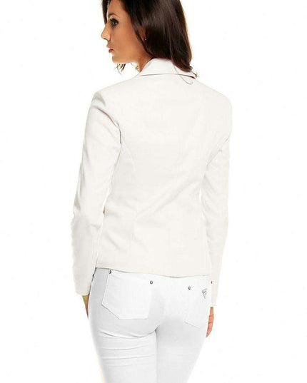 Elegant Pointed Collar Blazer