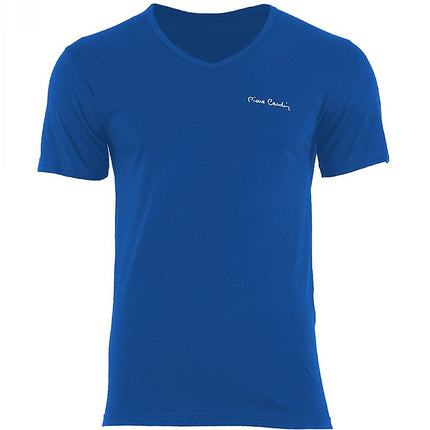 Pierre Cardin 100 Percent Cotton V Neck T Shirt With Chest Logo - Très Elite