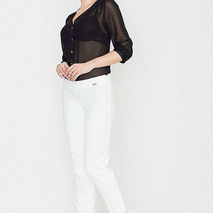 Elegant Bow-Detail Trousers