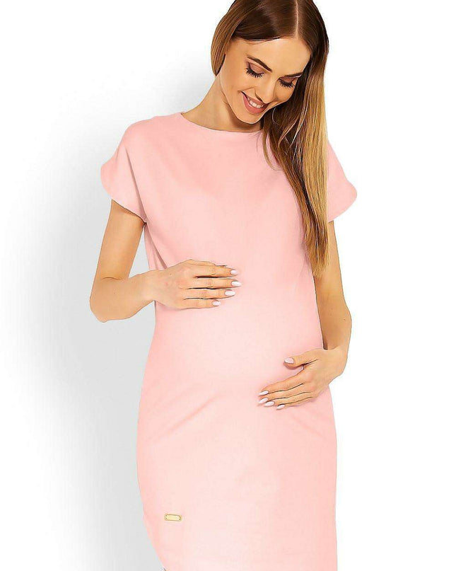 Pregnancy Glow Asymmetrical Maternity Dress