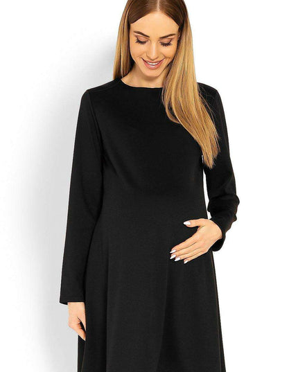 Chic Comfort Maternity Dress for Expecting Moms