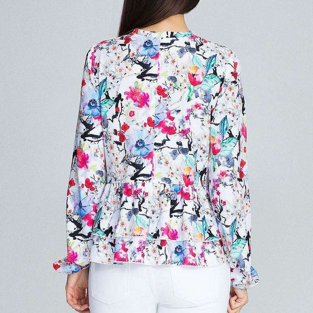 Chic Floral Print Blouse