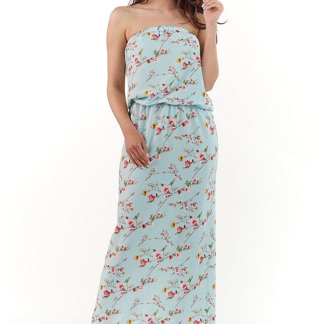 Chic Strapless Elastic-Waist Maxi Dress - Daywear Collection - Très Elite