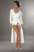Elegant Lace Trimmed Dressing Gown - Women's Luxe Robe