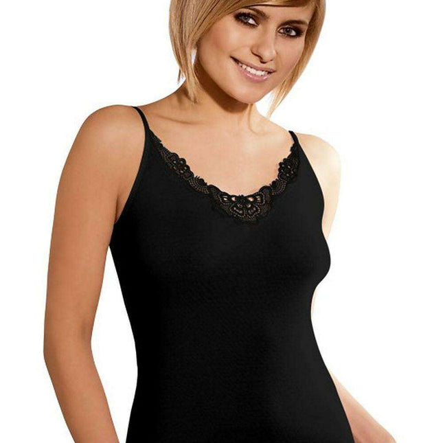 Elegant Strapless Cotton Top with Intricate Lace Details for Women