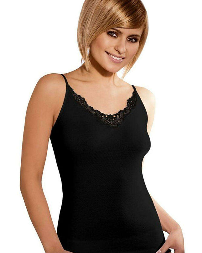 Elegant Strapless Cotton Top with Intricate Lace Details for Women