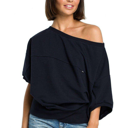 Chic Cozy Knit Oversized Sweatshirt