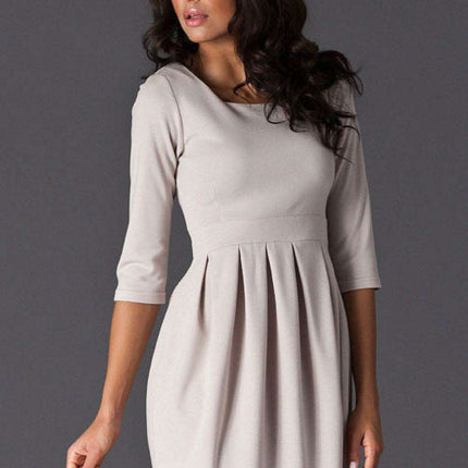 Elegant Daytime 3/4 Sleeve Dress by Figl