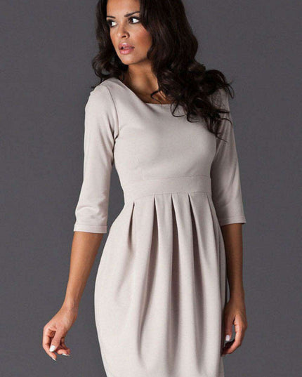 Elegant Daytime 3/4 Sleeve Dress by Figl