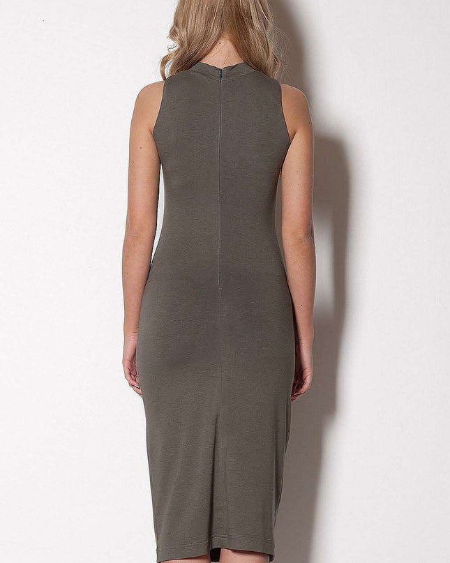 Chic Sleeveless Bodycon Midi Dress - Unleash Your Allure