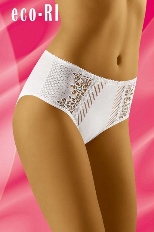 Lacy White Hip-Enhancing Panties - Wolbar Collection